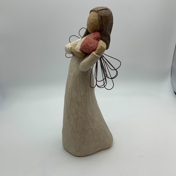 Vintage Willow Tree Angel of Heart Figurine Damdaco 2000 Susan Lordi - Picture 5 of 11